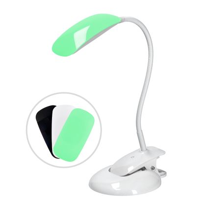 Candeeiro de mesa LED regulação podstavec i klip LED/5W/230V
