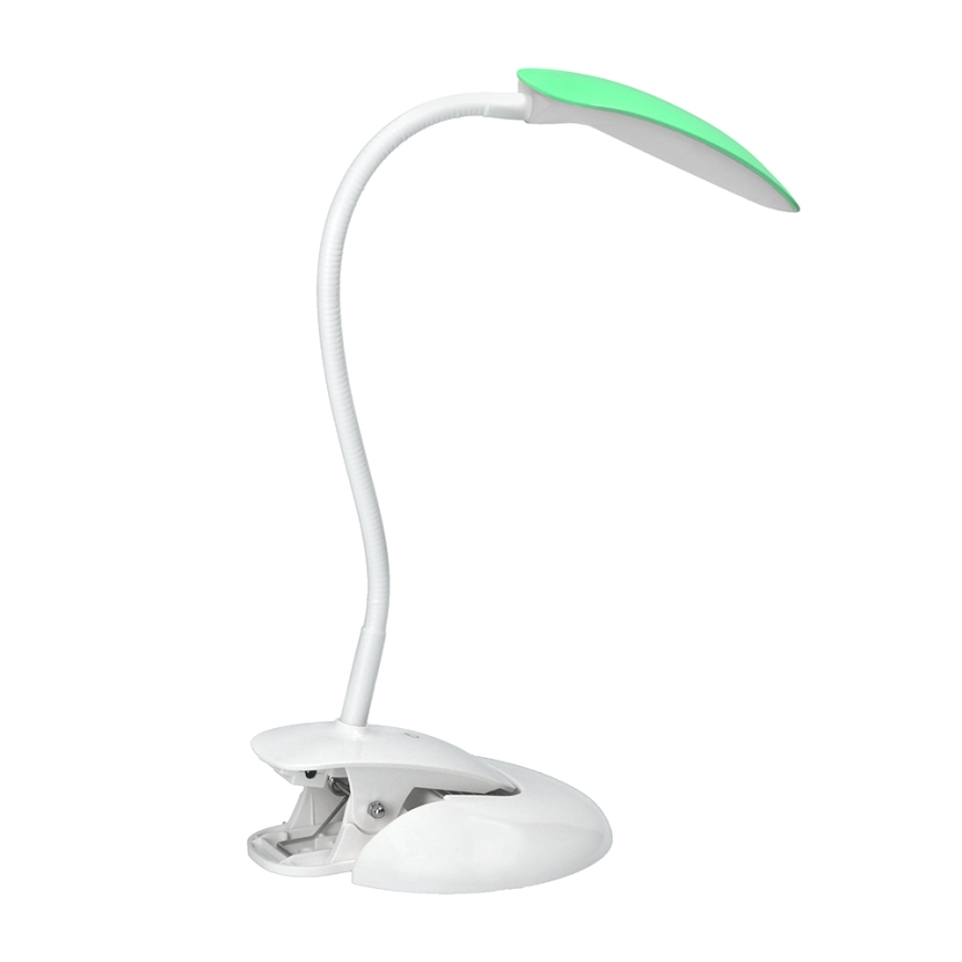 Candeeiro de mesa LED regulação podstavec i klip LED/5W/230V
