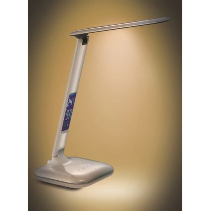 Candeeiro de mesa LED regulação s displejem LED/6W/230V