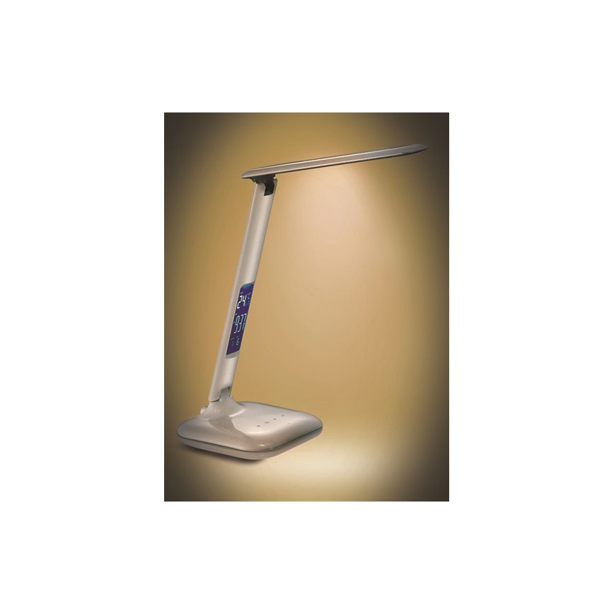 Candeeiro de mesa LED regulação s displejem LED/6W/230V