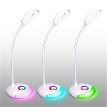 LED RGB Candeeiro de mesa recarregável com regulação LED/5W/5V 1800 mAh