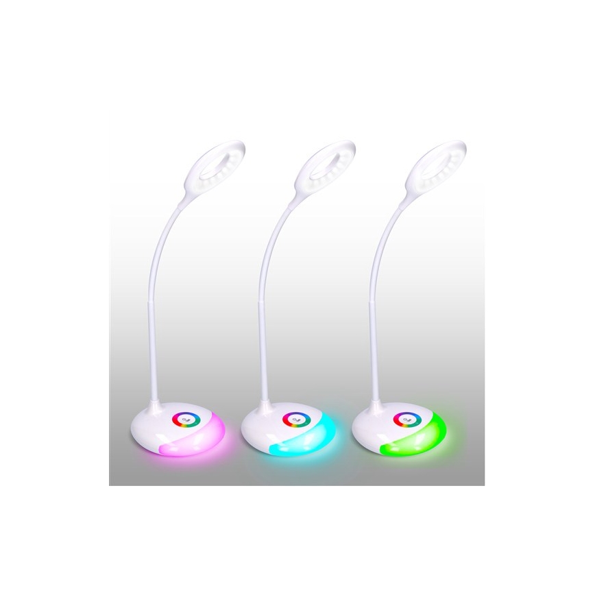 LED RGB Candeeiro de mesa recarregável com regulação LED/5W/5V 1800 mAh