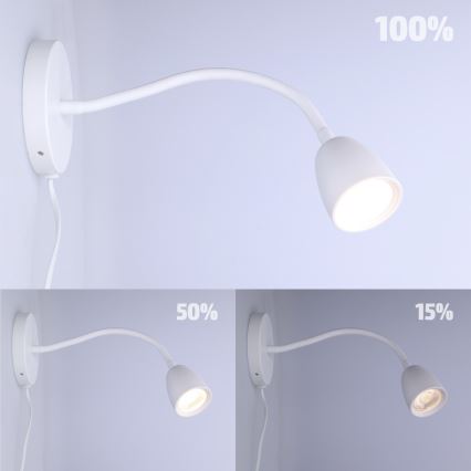 Candeeiro LED pequeno de parede com regulação LED/4W/230V