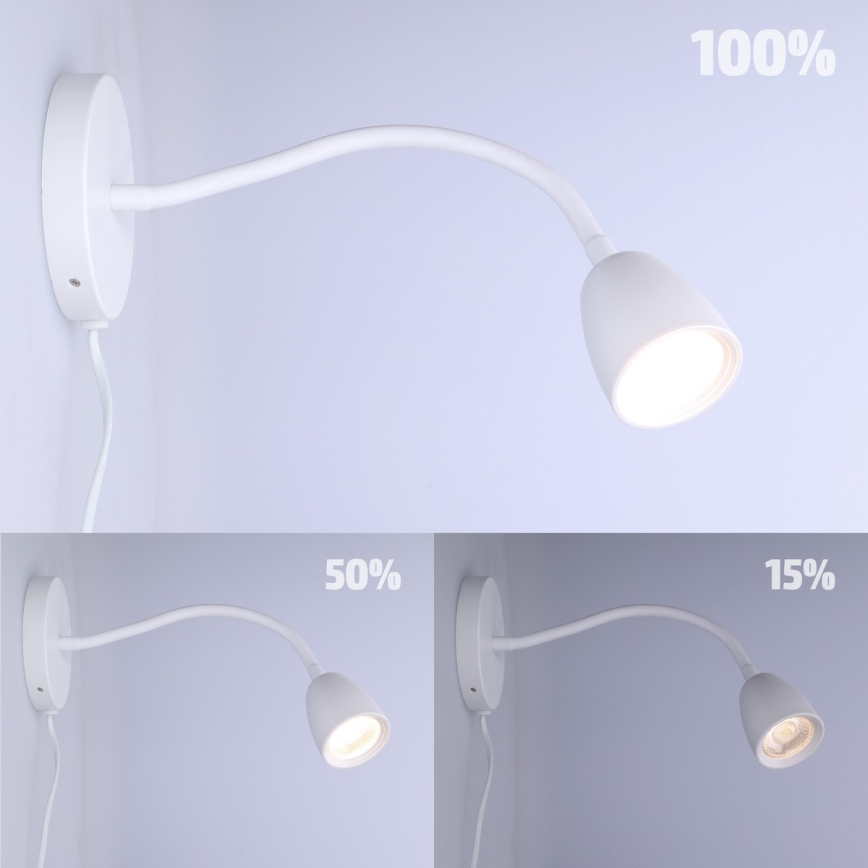 Candeeiro LED pequeno de parede com regulação LED/4W/230V