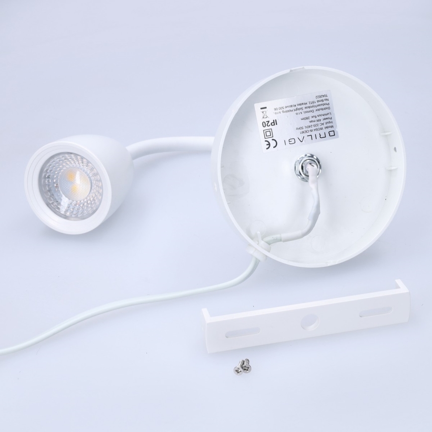 Candeeiro LED pequeno de parede com regulação LED/4W/230V
