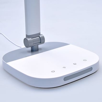 Candeeiro de mesa táctil LED com regulação e luz noturna LED/10W/5V 3000/4000/5000K branco