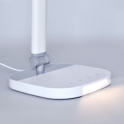 Candeeiro de mesa táctil LED com regulação e luz noturna LED/10W/5V 3000/4000/5000K branco