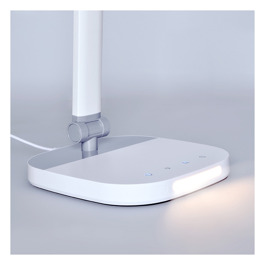 Candeeiro de mesa táctil LED com regulação e luz noturna LED/10W/5V 3000/4000/5000K branco