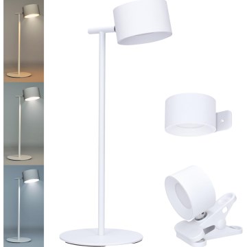 Solight WO68-W- Candeeiro LED regulável 3 em 1 LED/4W/2000 mAh 3000/4000/6500K branco