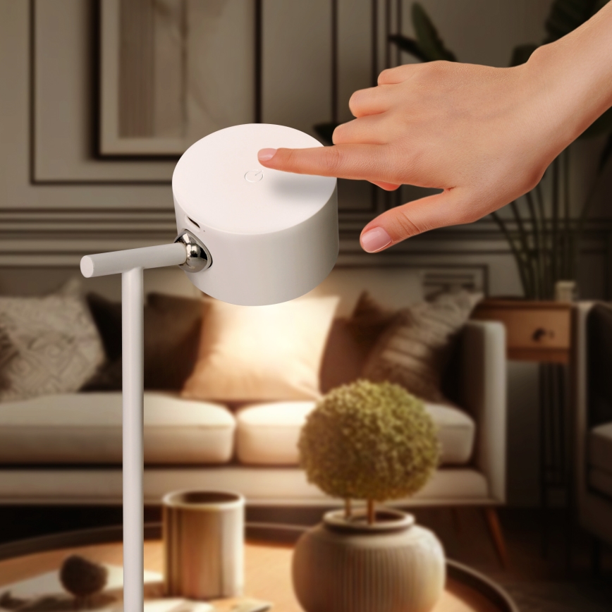 Solight WO68-W- Candeeiro LED regulável 3 em 1 LED/4W/2000 mAh 3000/4000/6500K branco