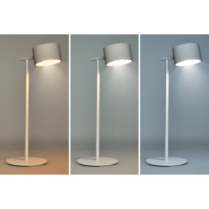Solight WO68-W- Candeeiro LED regulável 3 em 1 LED/4W/2000 mAh 3000/4000/6500K branco