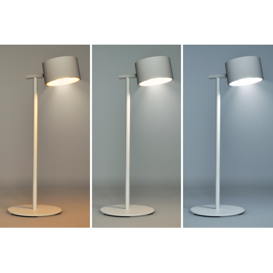 Solight WO68-W- Candeeiro LED regulável 3 em 1 LED/4W/2000 mAh 3000/4000/6500K branco
