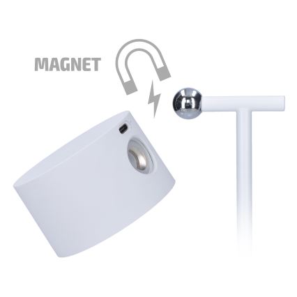 Solight WO68-W- Candeeiro LED regulável 3 em 1 LED/4W/2000 mAh 3000/4000/6500K branco