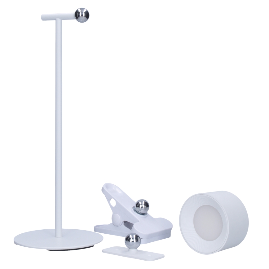 Solight WO68-W- Candeeiro LED regulável 3 em 1 LED/4W/2000 mAh 3000/4000/6500K branco