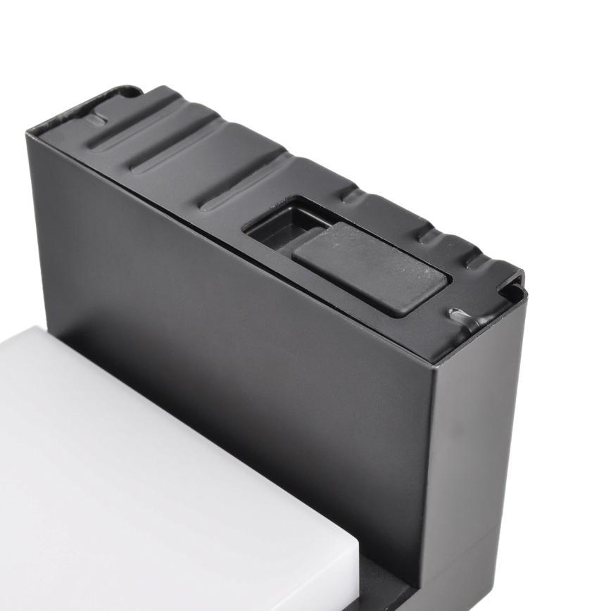 LED Candeeiro de parede solar com sensor de movimento e anoitecer PALERMO LED/5W/2000 mAh IP54 preto