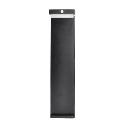 Candeeiro solar LED com um sensor de crepúsculo e movimento PALERMO LED/5W/2000 mAh IP54 preto