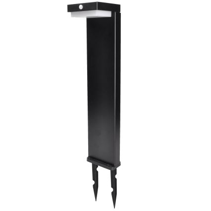 Candeeiro solar LED com um sensor de crepúsculo e movimento PALERMO LED/5W/2000 mAh IP54 preto