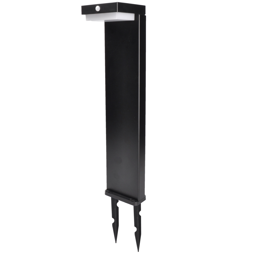 Candeeiro solar LED com um sensor de crepúsculo e movimento PALERMO LED/5W/2000 mAh IP54 preto