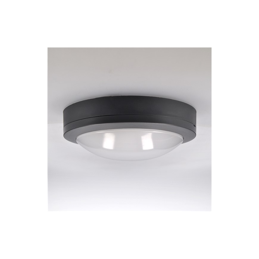Iluminação de teto exterior LED LED/13W/230V IP54 antracite