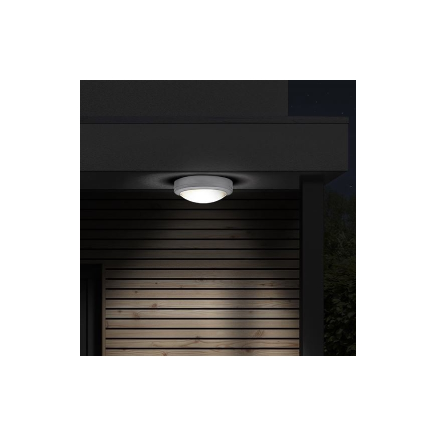 Iluminação de teto exterior LED SIENA LED/13W/230V IP54 diâmetro 17 cm branco