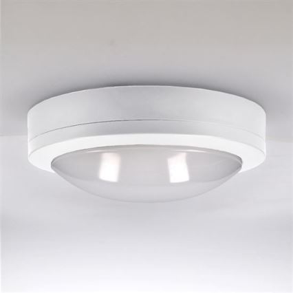 Iluminação de teto exterior LED SIENA LED/13W/230V IP54 diâmetro 17 cm branco