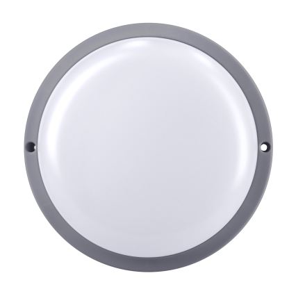 Iluminação de parede exterior LED LED/20W/230V 4000K IP54 cinzento redondo
