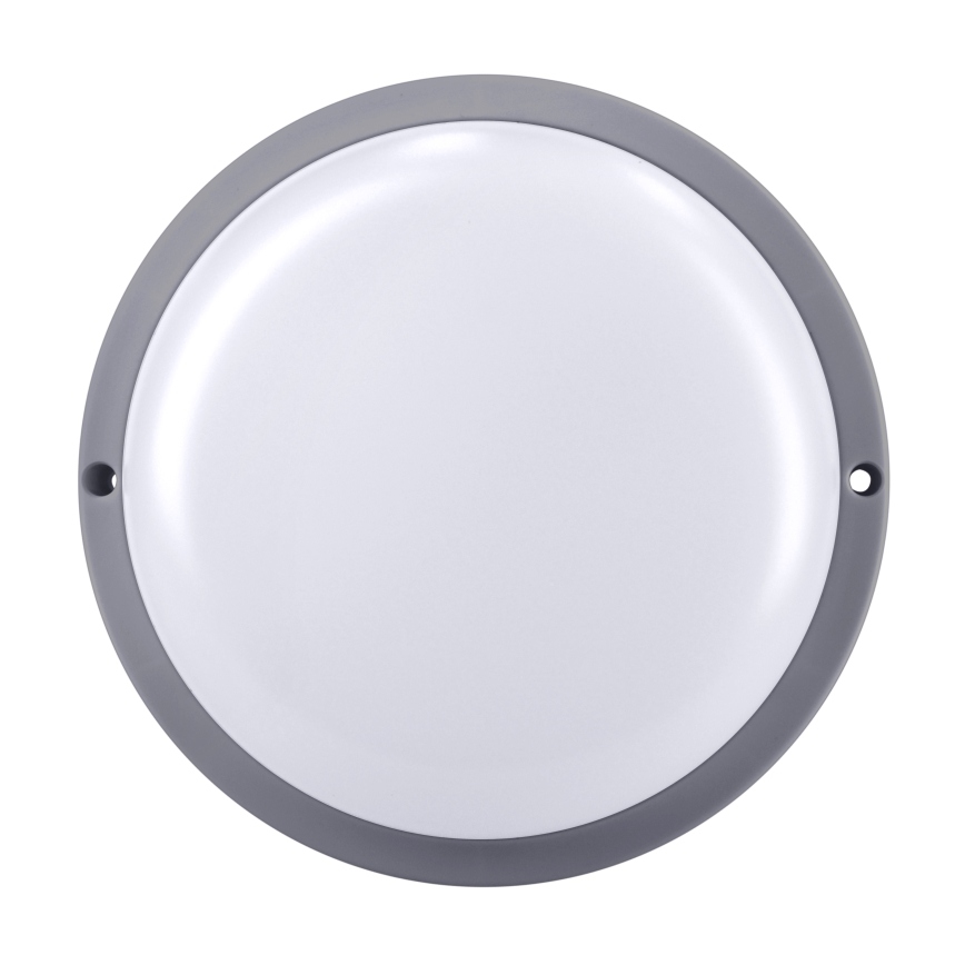 Iluminação de parede exterior LED LED/20W/230V 4000K IP54 cinzento redondo