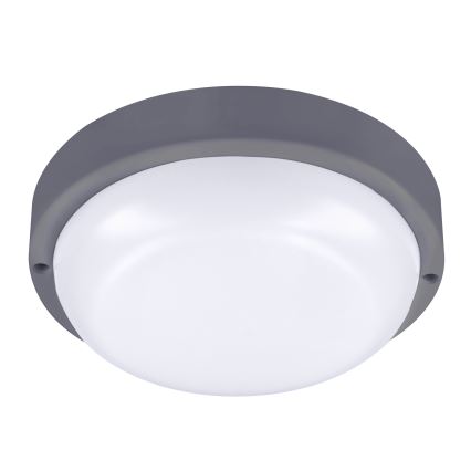 Iluminação de parede exterior LED LED/20W/230V 4000K IP54 cinzento redondo