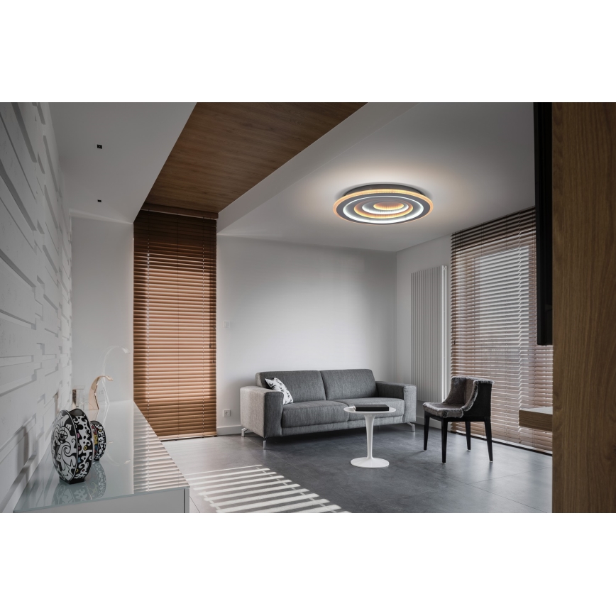 Iluminação de teto LED com regulação CASCADE LED/111W/230V 3000-6500K + controlo remoto
