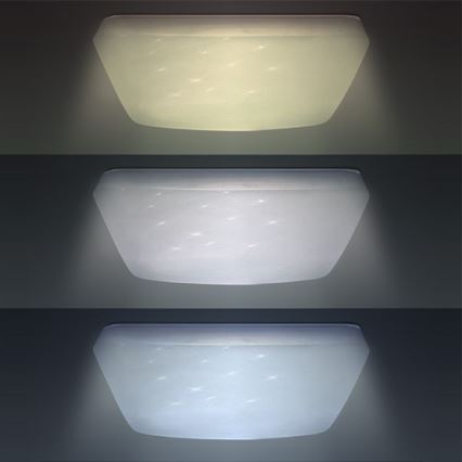 Luz de teto fosca LED STAR LED/24W/230V + RC
