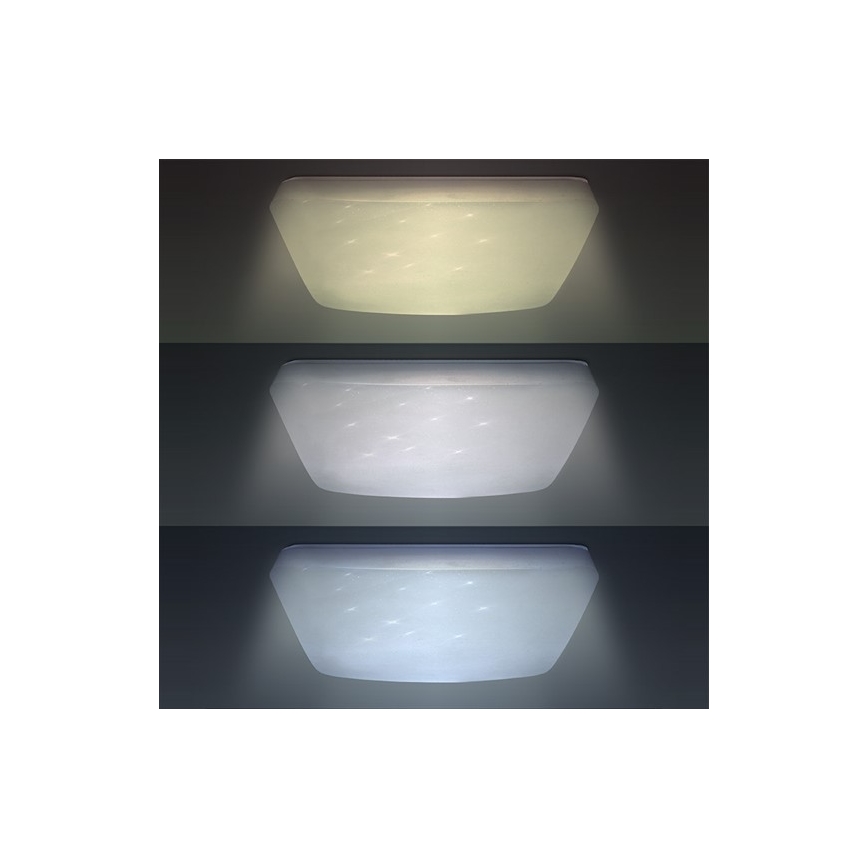 Luz de teto fosca LED STAR LED/24W/230V + RC
