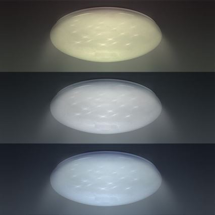 Luz de teto fosca LED STAR LED/24W/230V + RC
