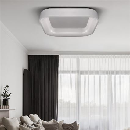 Luz de teto fosca LED LED/48W/230V + controlo remoto