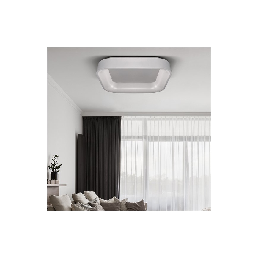 Luz de teto fosca LED LED/48W/230V + controlo remoto
