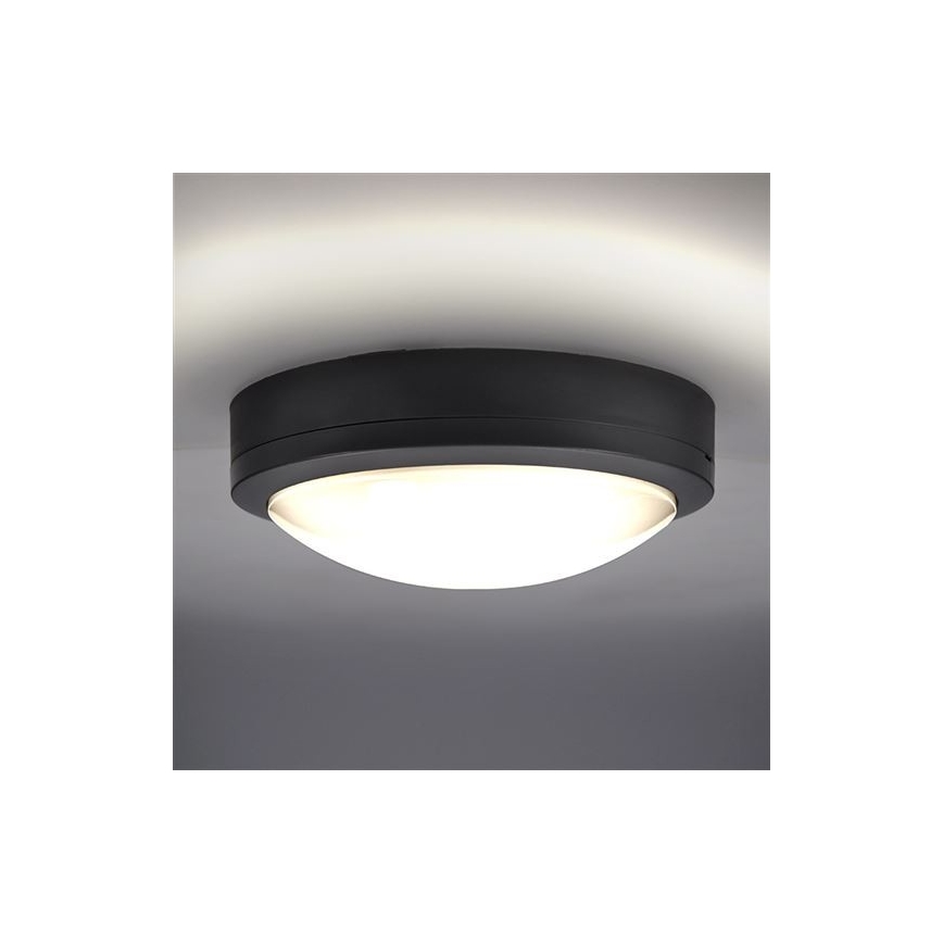 Iluminação de teto exterior LED com sensor SIENA LED/20W/230V 4000K diâmetro 23 cm IP54