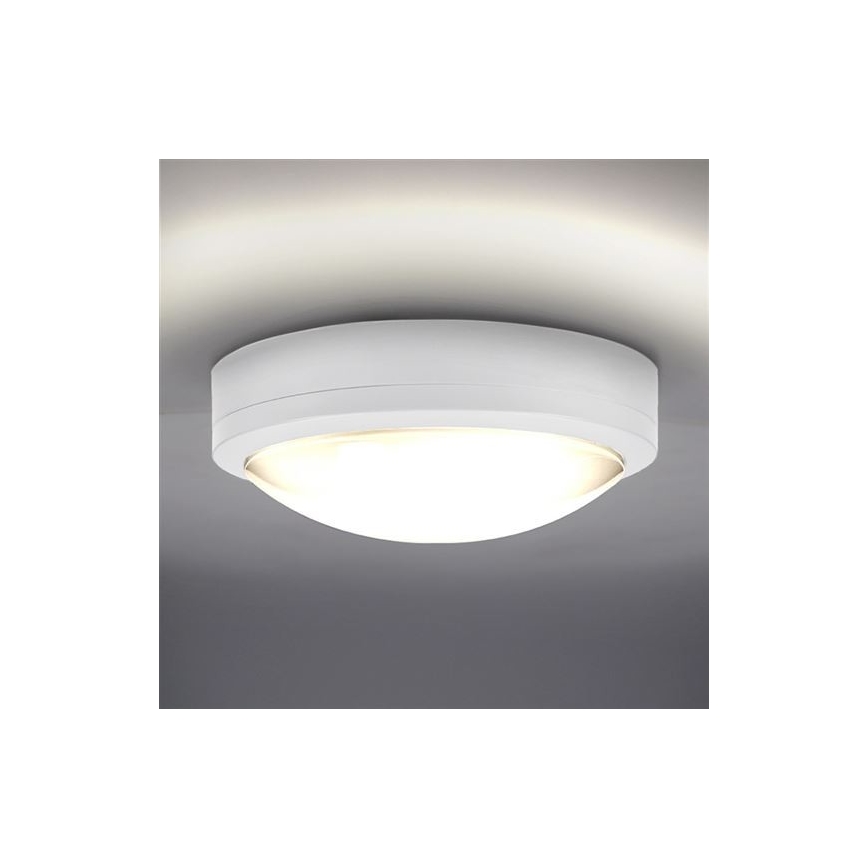 Iluminação de teto exterior LED SIENA LED/20W/230V IP54 diâmetro 23 cm branco