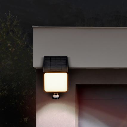 Holofote solar LED com sensor de movimento LED/11W/3,7V 4400mAh 3000K/4000K/6500K IP54