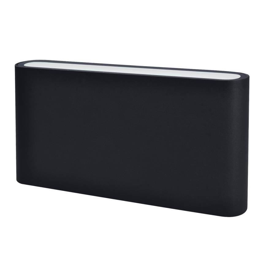 Iluminação de parede exterior LED MODENA LED/12W/230V 3000/4000/6000K IP54 preto