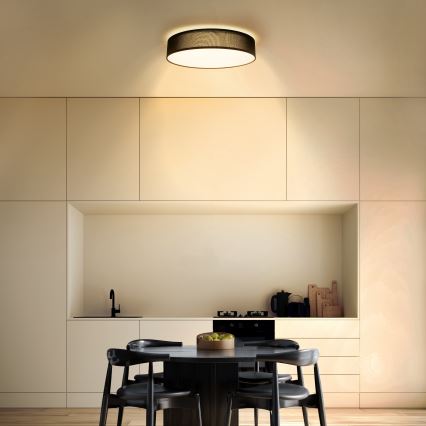 Iluminação de teto LED com regulação PENLEY LED/48W/230V 3000-6500K diâmetro 40 cm preto + comando