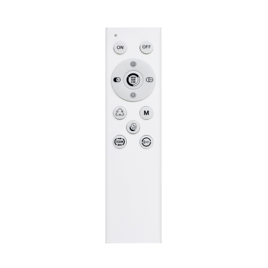 Iluminação de teto LED RGB com regulação FLOCO LED/30W/230V 3000-6500K + RGB/6W diâmetro 40cm + comando