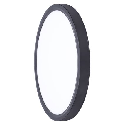 Luminária de teto LED dimmerizável ESTELA LED/36W/230V diâmetro 30 cm preta + comando à distância
