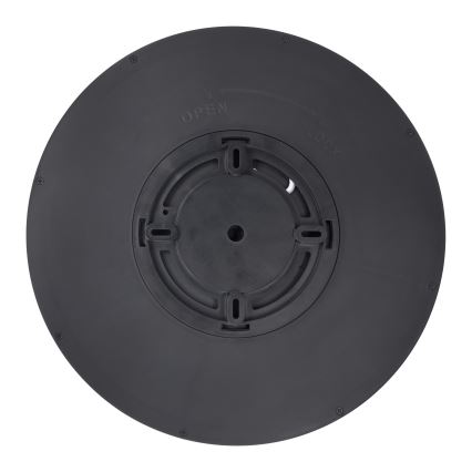 Luminária de teto LED dimmerizável ESTELA LED/36W/230V diâmetro 30 cm preta + comando à distância
