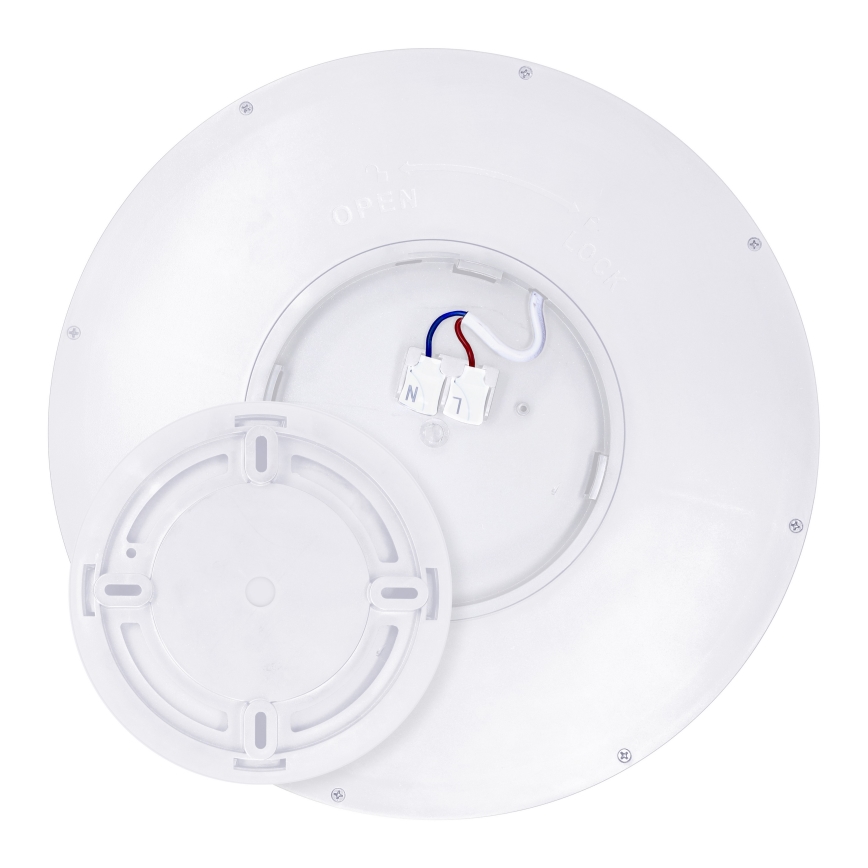 Iluminação de teto LED com regulação ESTELA LED/36W/230V diâmetro 30 cm branco + comando