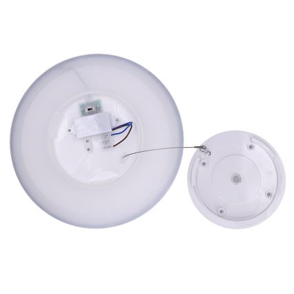 Plafon LED para banheiro ACATE, 24W, 230V, 3000/4000/6000K, diâmetro 29,3 cm, IP54