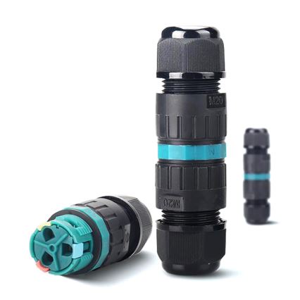 Solight WW005 - Conector de cabo à prova de água Fast 450V IP68