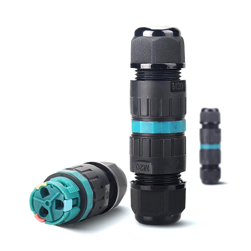 Solight WW005 - Conector de cabo à prova de água Fast 450V IP68