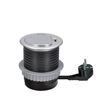 Tomada USB integrada com tampa 230V