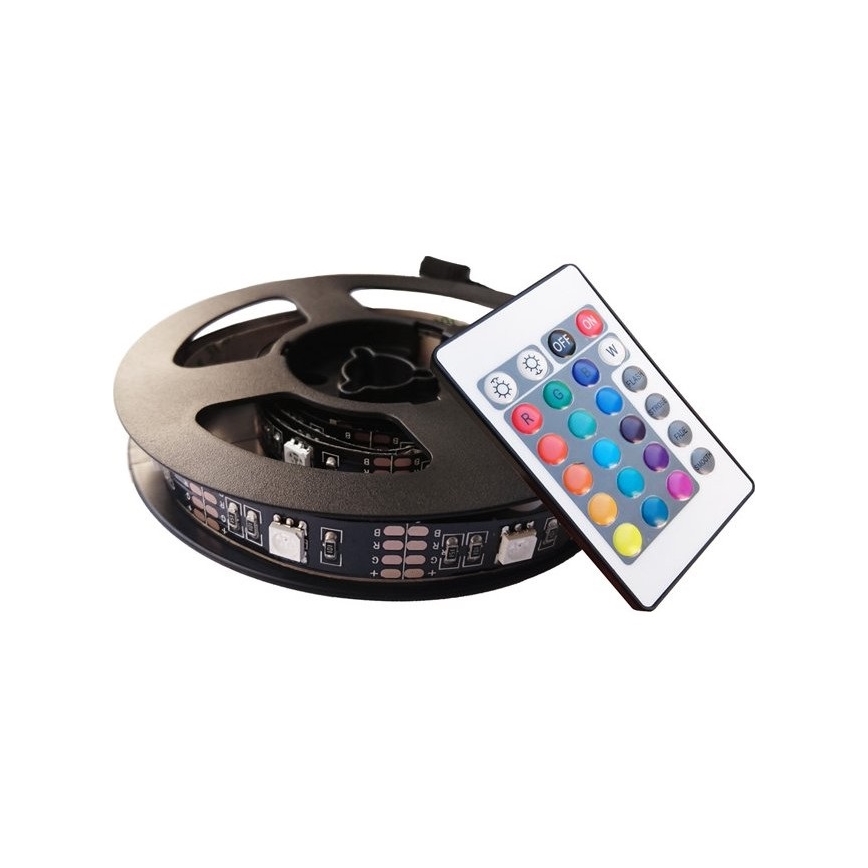 CONJUNTO 2x Tira RGB LED para TV com controlo remoto IP65 LED/USB 50cm