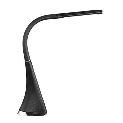 Lâmpada de mesa LED com visor LED/6W/230V preto