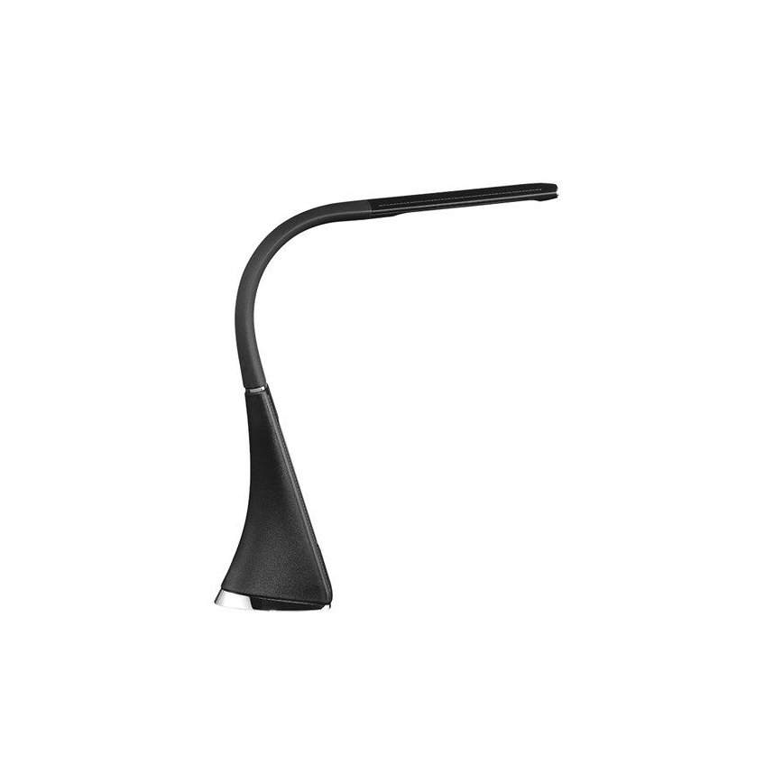 Lâmpada de mesa LED com visor LED/6W/230V preto